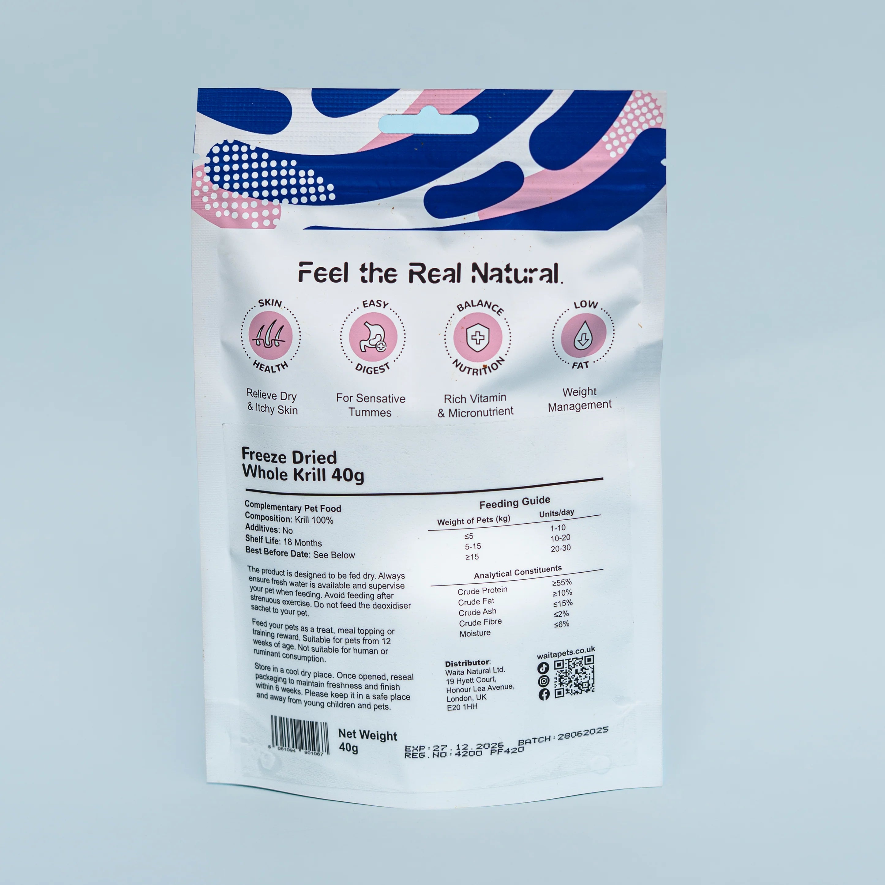Waita Freeze-Dried Whole Krill 40g