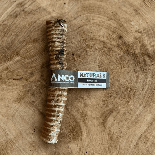 Anco Naturals Buffalo Tube (Buffalo Trachea) natural dog treat UK