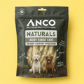 Anco Naturals Hairy Rabbit Ears 100g natural dog treat UK