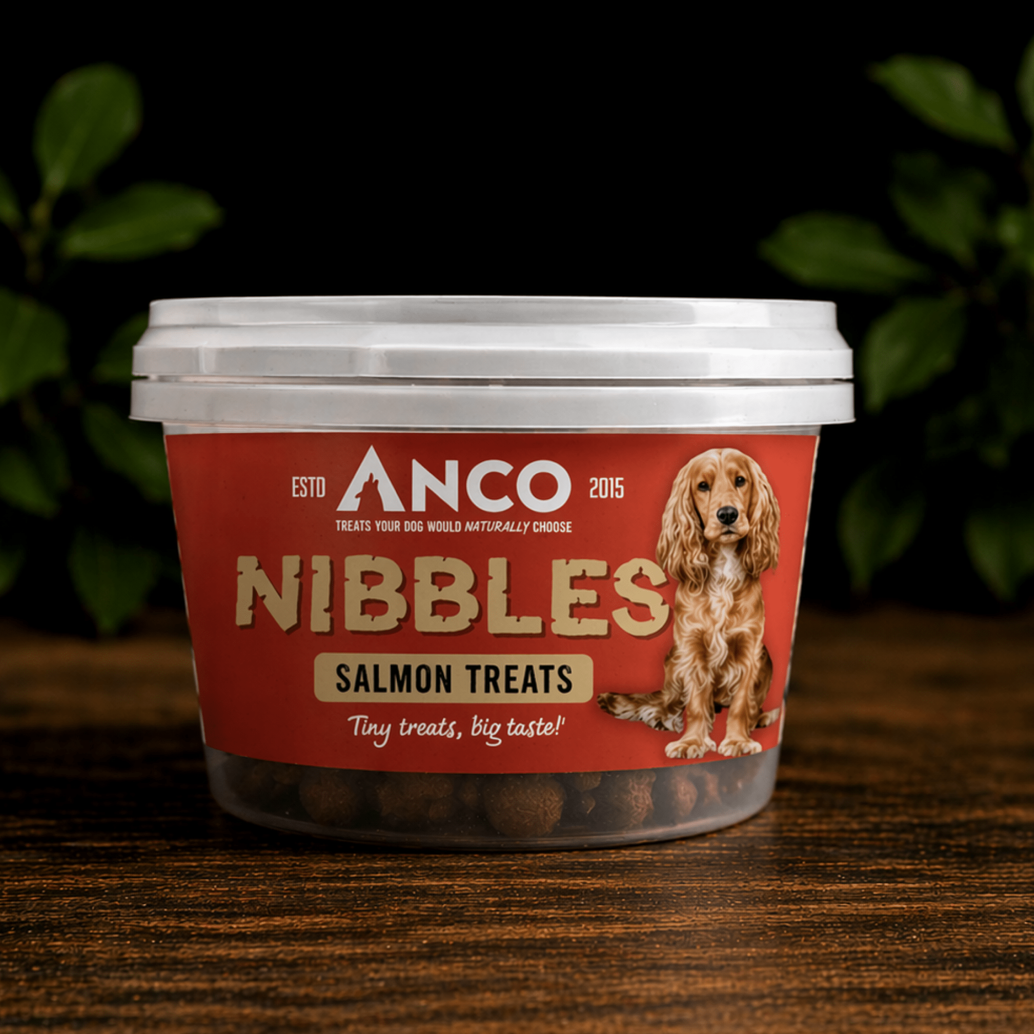 Anco Nibbles Salmon Treats 300g natural dog treat UK