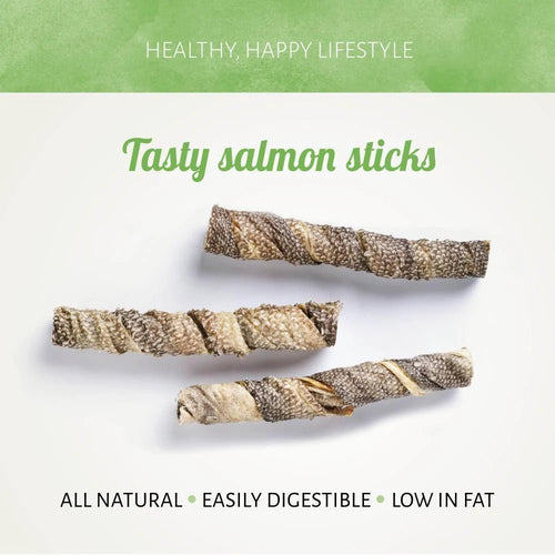 Antos Nova Fish D’Light Salmon Sticks 100g natural dog treat UK