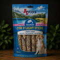Antos Nova Fish D’Light Salmon Sticks 100g natural dog treat UK