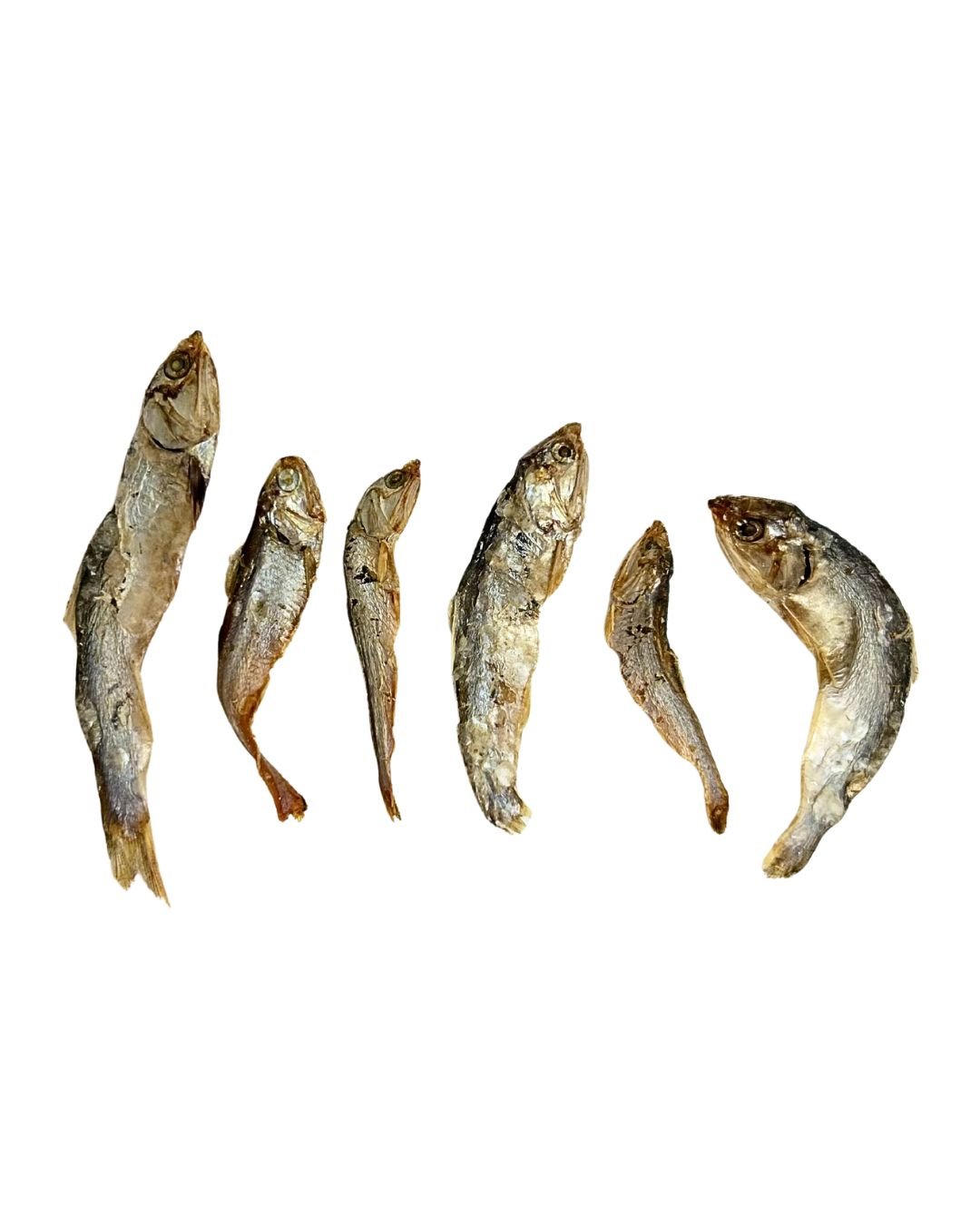 A pile of dried small fish