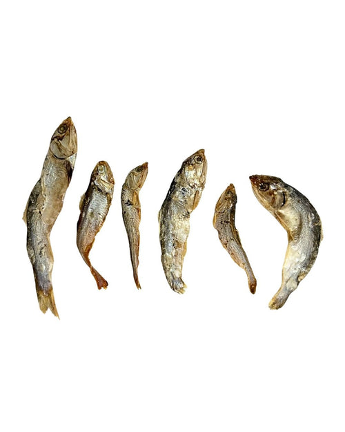 A pile of dried small fish