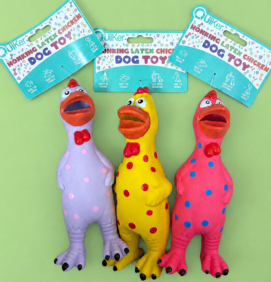 Honking Chicken Dog Toy natural dog treat UK