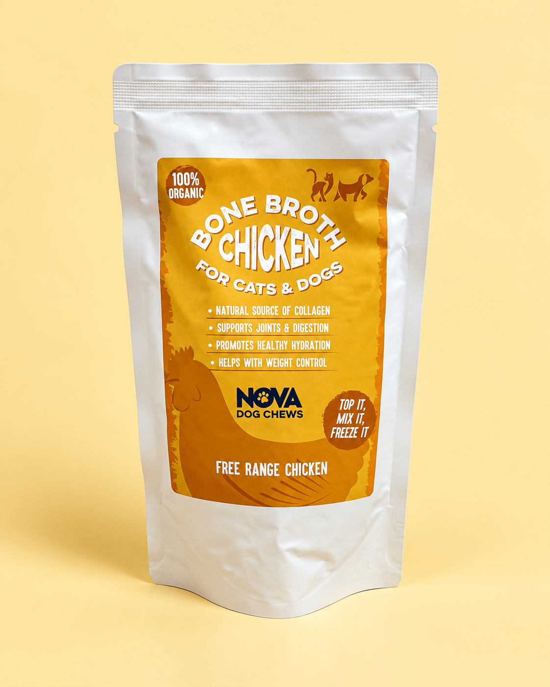Nova Bone Broth 230ml natural dog treat UK
