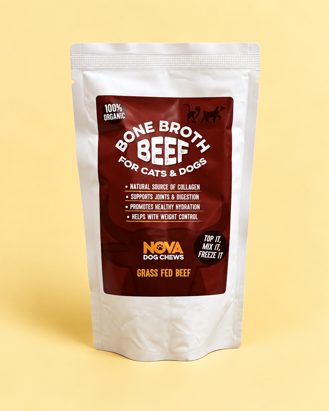 Nova Bone Broth 230ml natural dog treat UK