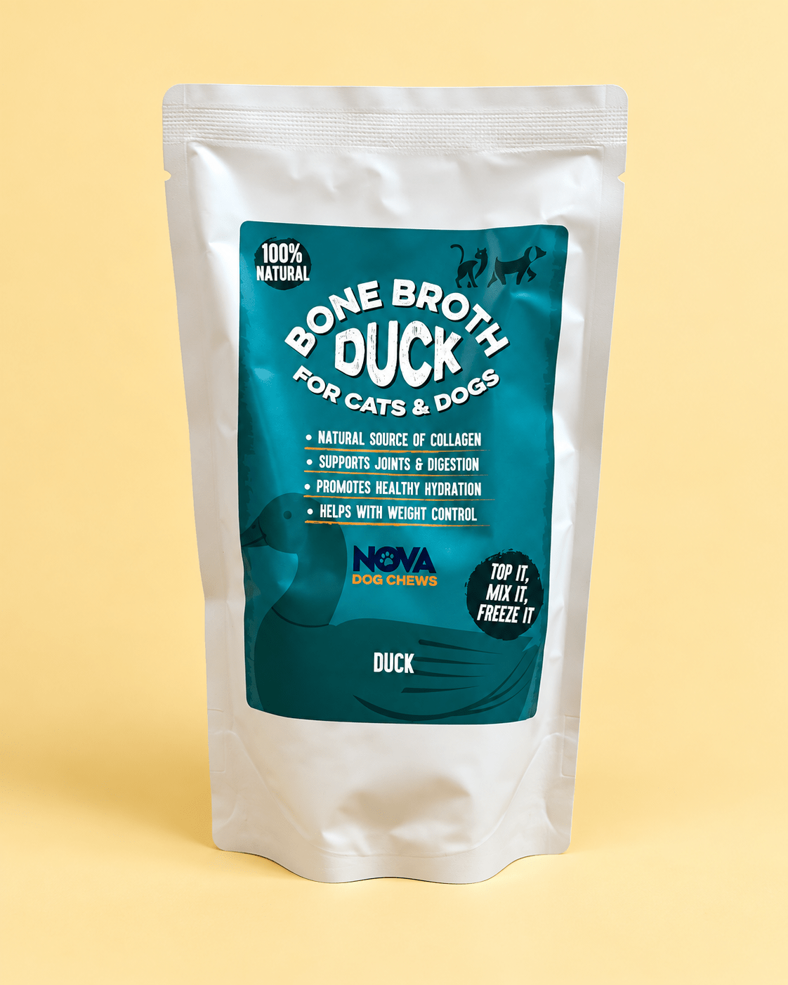 Nova Bone Broth 230ml natural dog treat UK