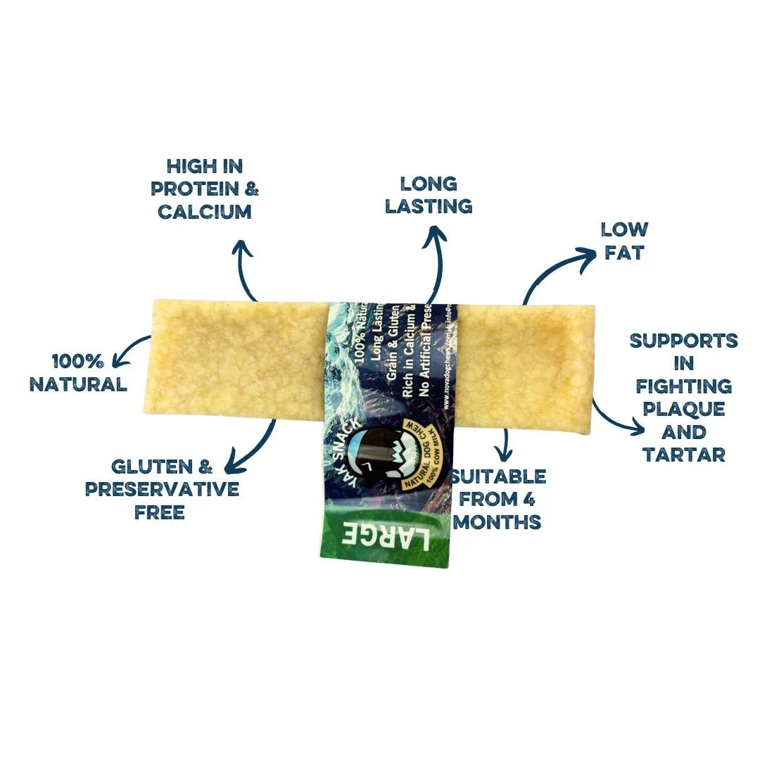 Nova Yak Snack Himalayan Dog Chew Extra Large natural dog treat UK