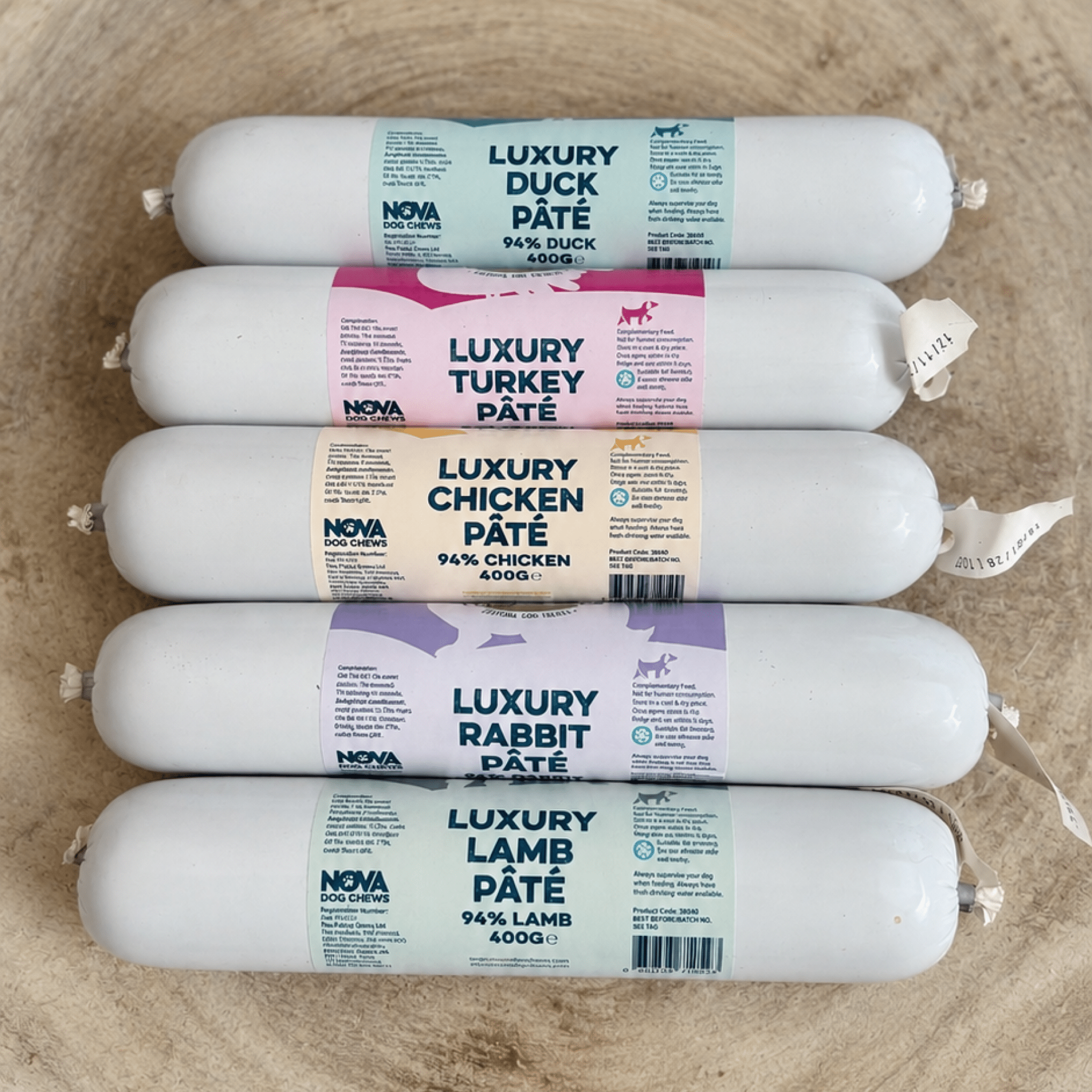 Paddock Luxury Pate 400g natural dog treat UK