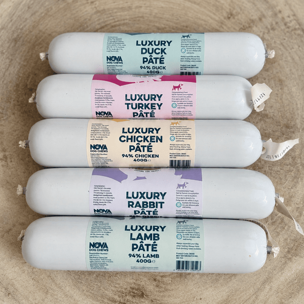 Paddock Luxury Pate 400g natural dog treat UK