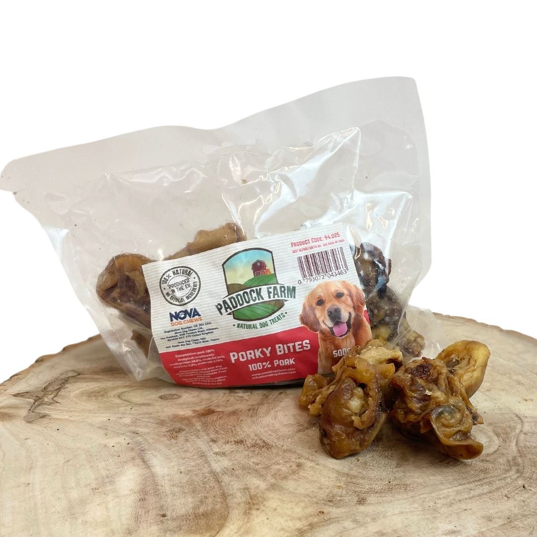 Porky Bites 500g natural dog treat UK
