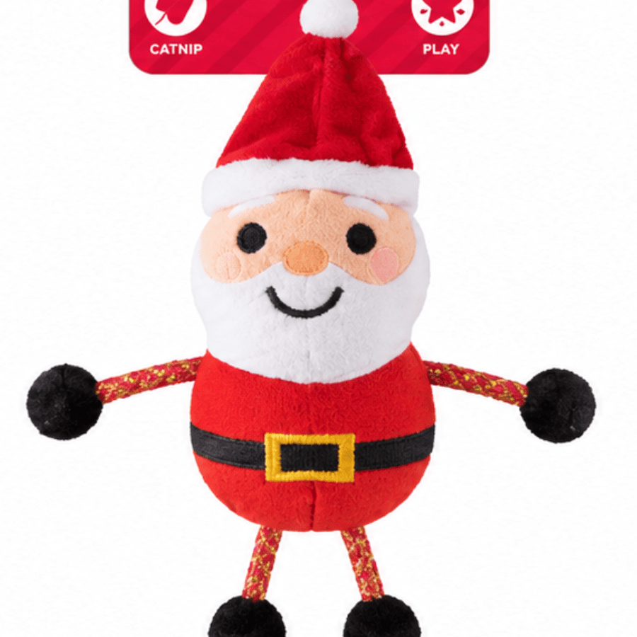 Smart Choice Christmas Catnip Pom Pom Cat Toy – 14cm natural dog treat UK