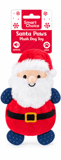 Smart Choice Christmas Plush & Rubber Squeaky Dog Toy – 30cm natural dog treat UK