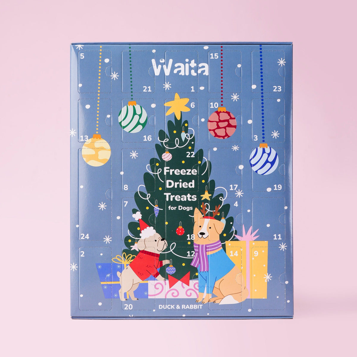 Waita Freeze-Dried Christmas Advent Calendar for Dogs & Cats natural dog treat UK