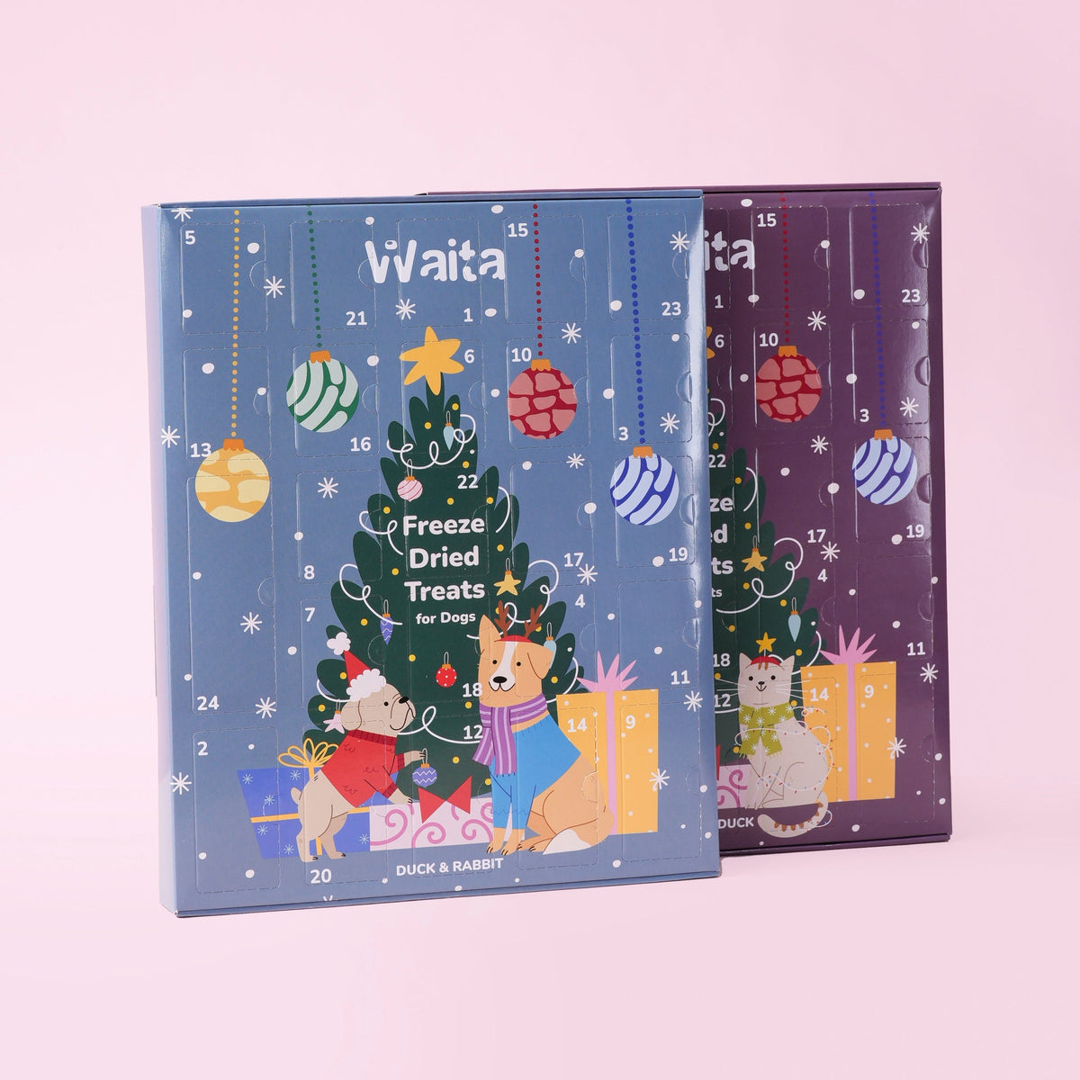 Waita Freeze-Dried Christmas Advent Calendar for Dogs & Cats natural dog treat UK