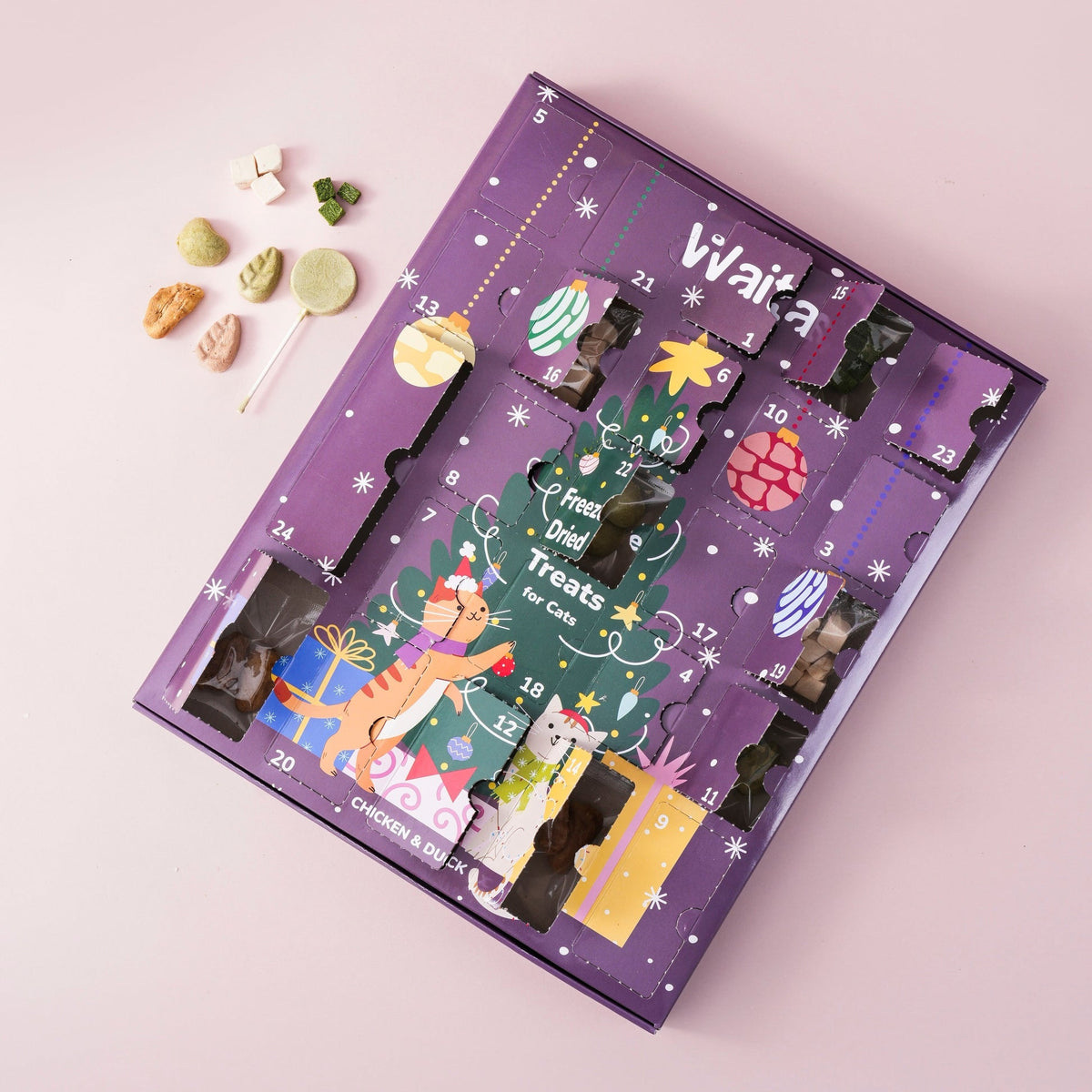 Waita Freeze-Dried Christmas Advent Calendar for Dogs & Cats natural dog treat UK