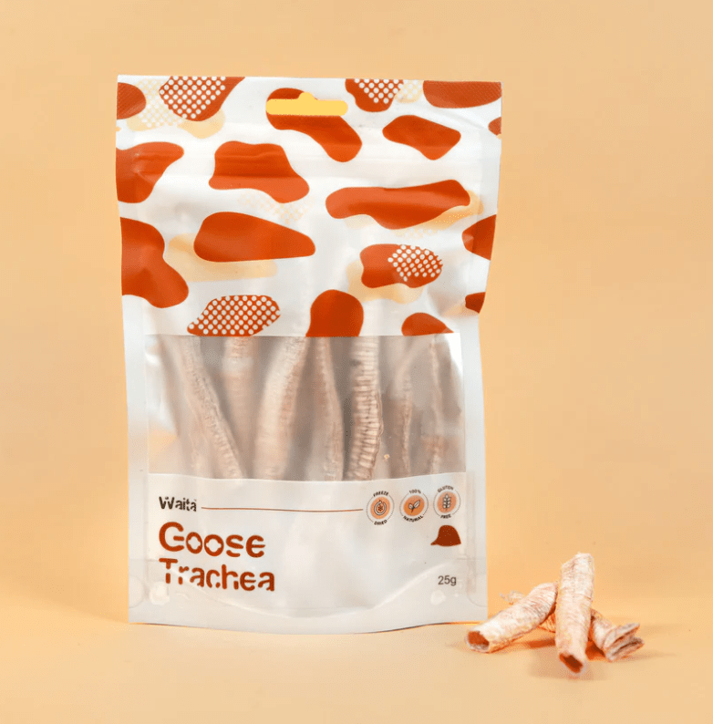 Waita Freeze Dried Goose Trachea 25g natural dog treat UK